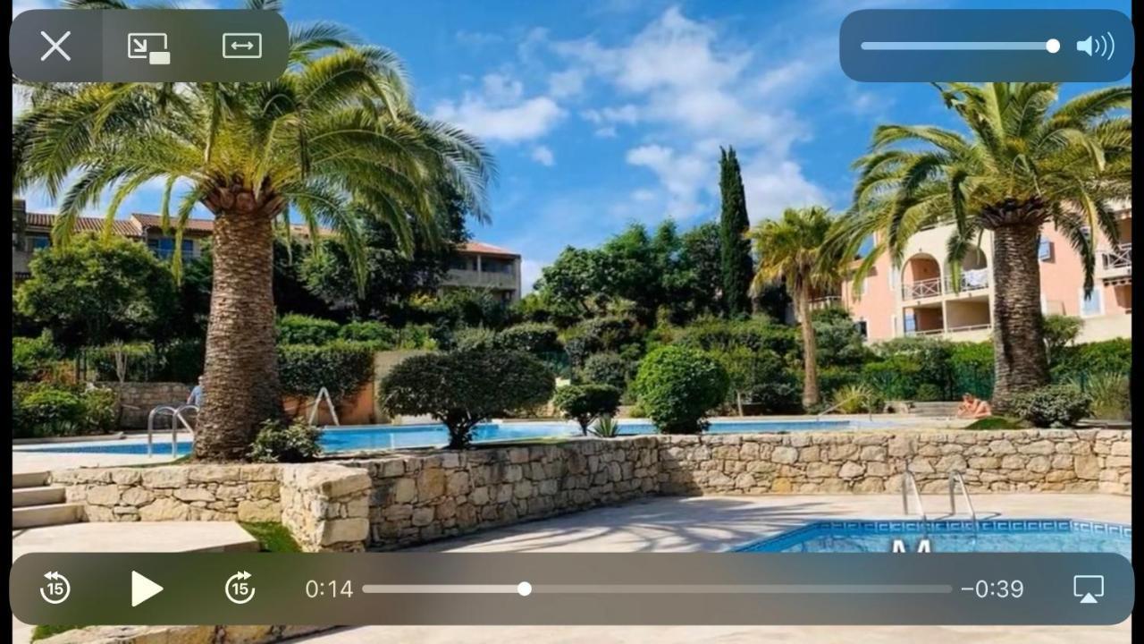2P Terrasse Vue Piscine Et Jardin Tropical La Croix Valmer Eksteriør bilde